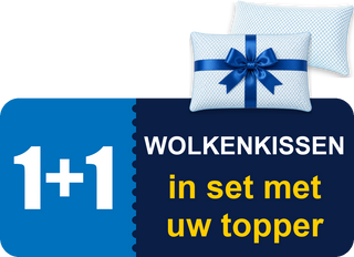 Wolkenkissen 1+1 im Set mit Ihrem Topper