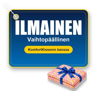 Ilmainen vaihtopäällinen KomfortKissen™ Premiumin kaupanpäälle