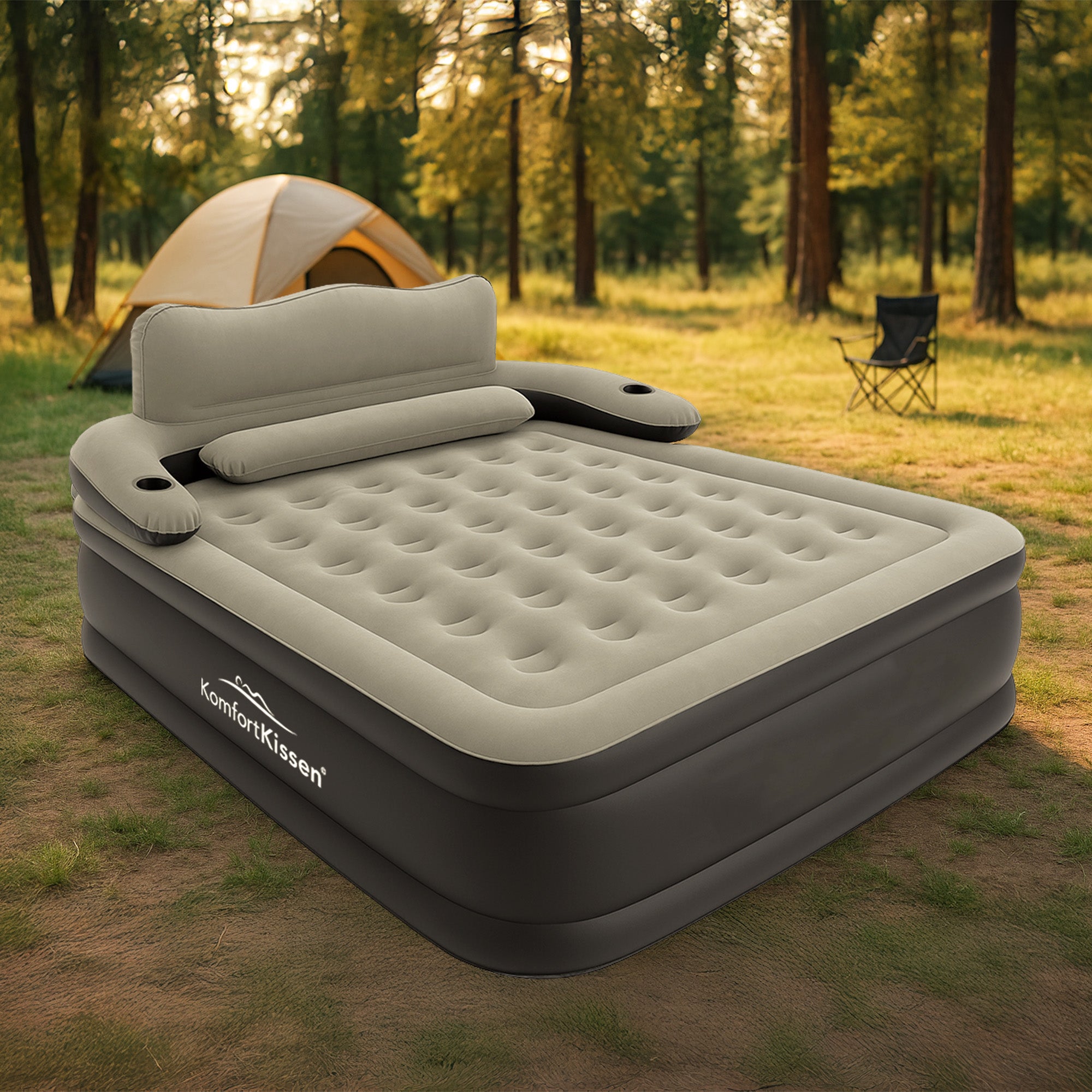 3 in 1 schlafsack kissen und luftmatratze 3-in-1-Premium-Luftmatratze