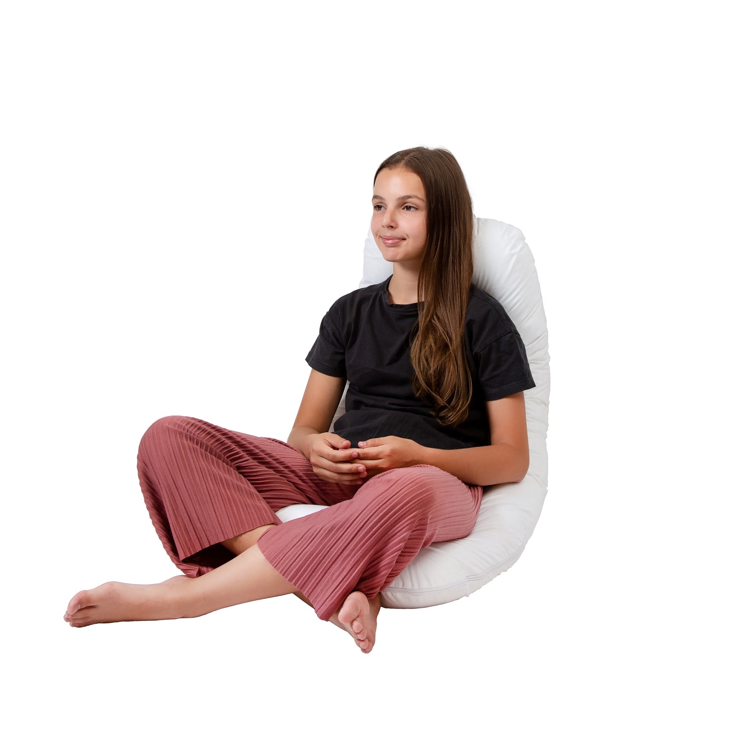 U-vorm zijslaperkussen – Multifunctioneel kussen 