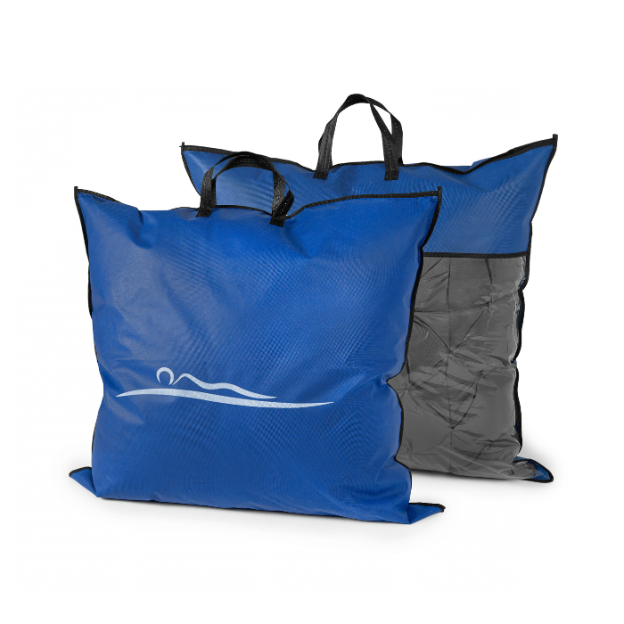 2er Set mit schwarzen Kopfkissen