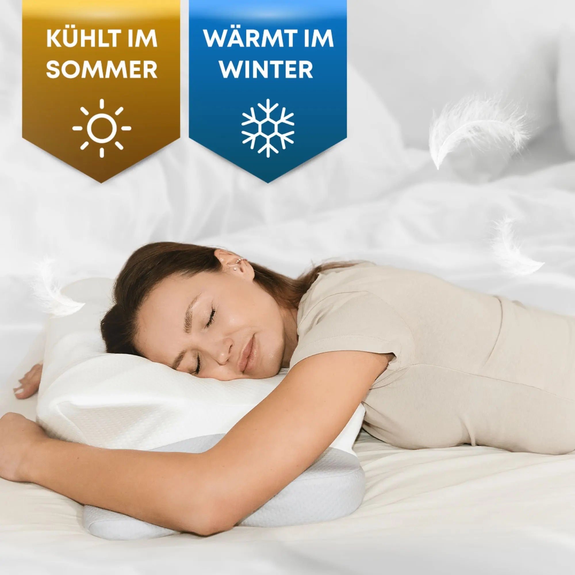 Schmetterlingskissen | Ergonomisches Kissen - KomfortKissen.de