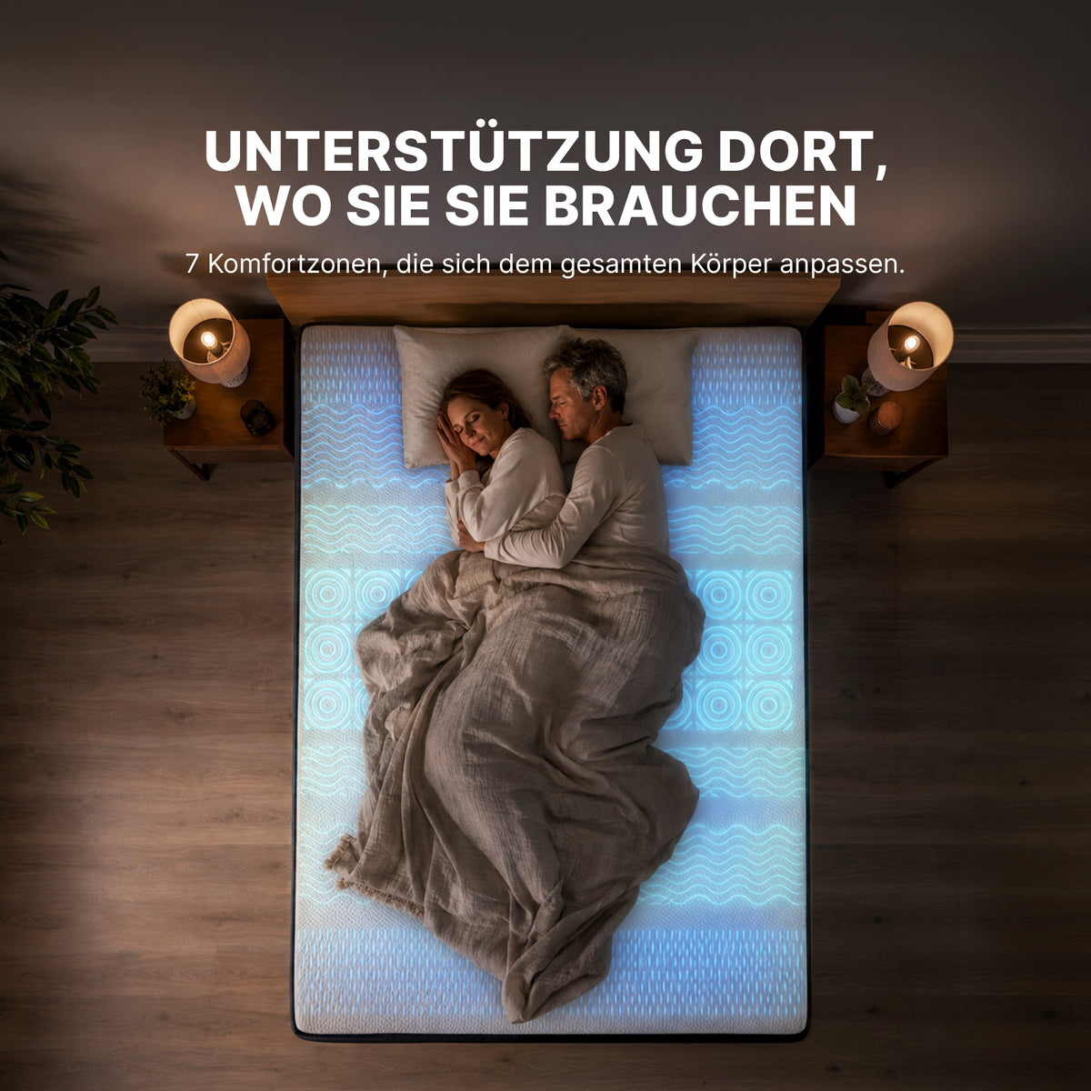 Premium-7-Zonen-Komfort Matratze