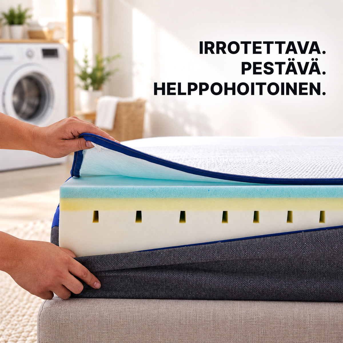 IRROTETTAVA + PESTÄVÄ