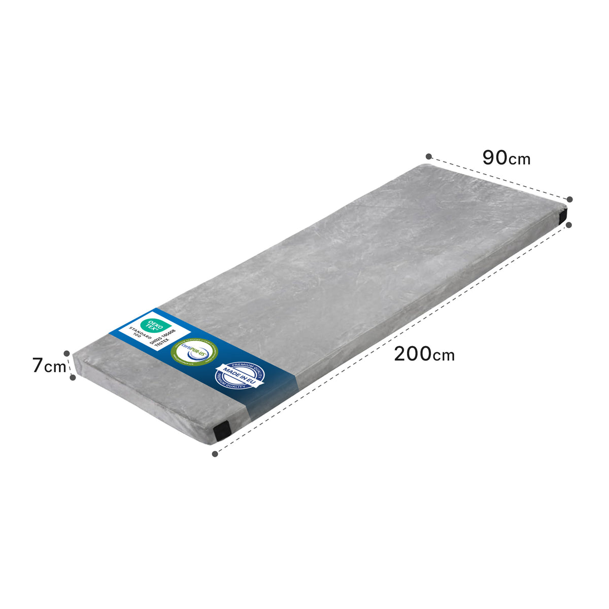 Tragbare Memory-Foam-Matratze – wasserdichter Bezug & Reisetasche