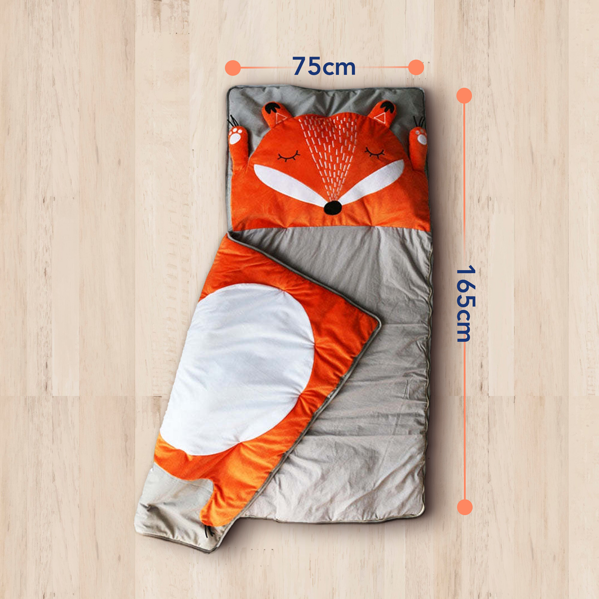 Fuchs-Schlafsack – Kinder Schlafsack, weich & sicher –