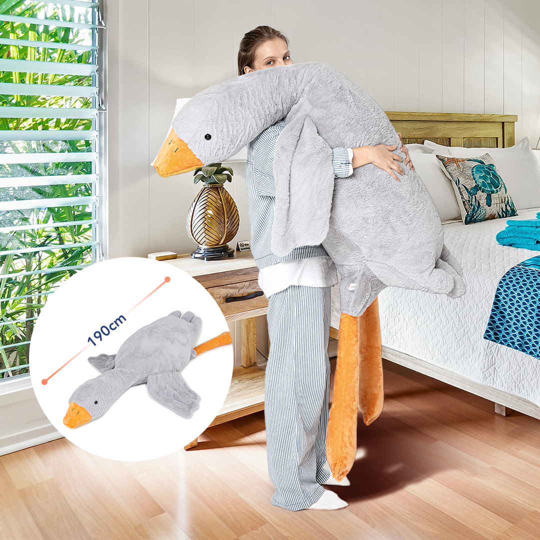 Gänse-Plüschtier - 190 cm - KomfortKissen.de