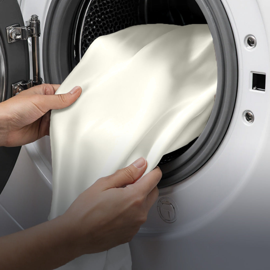 Satin cotton fitted sheet 