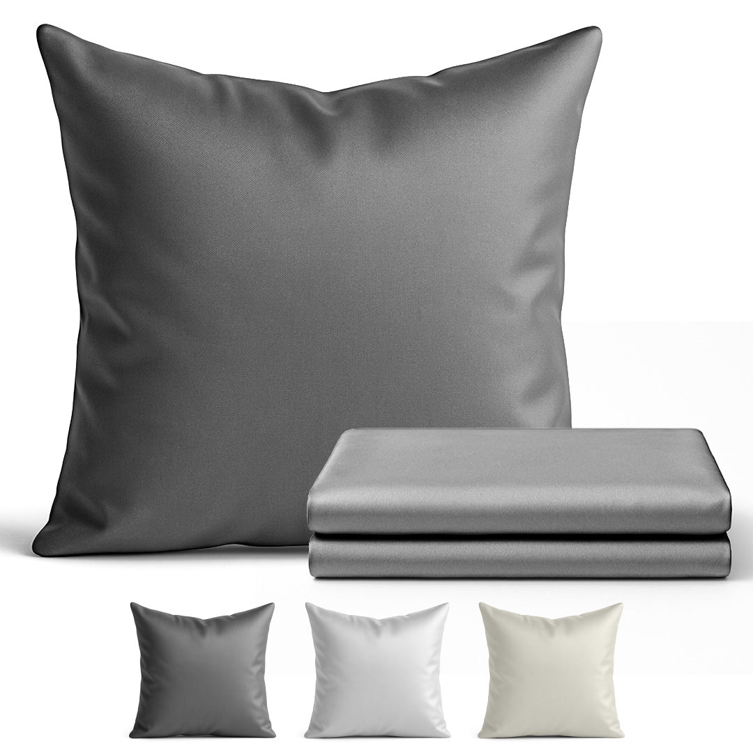 Satin cotton fitted sheet 