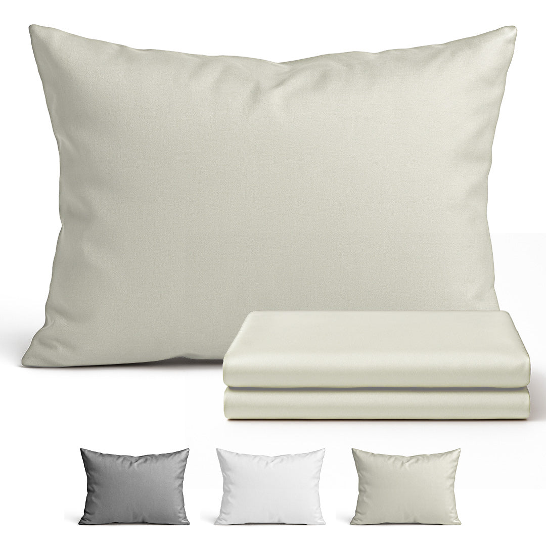 Satin cotton fitted sheet 