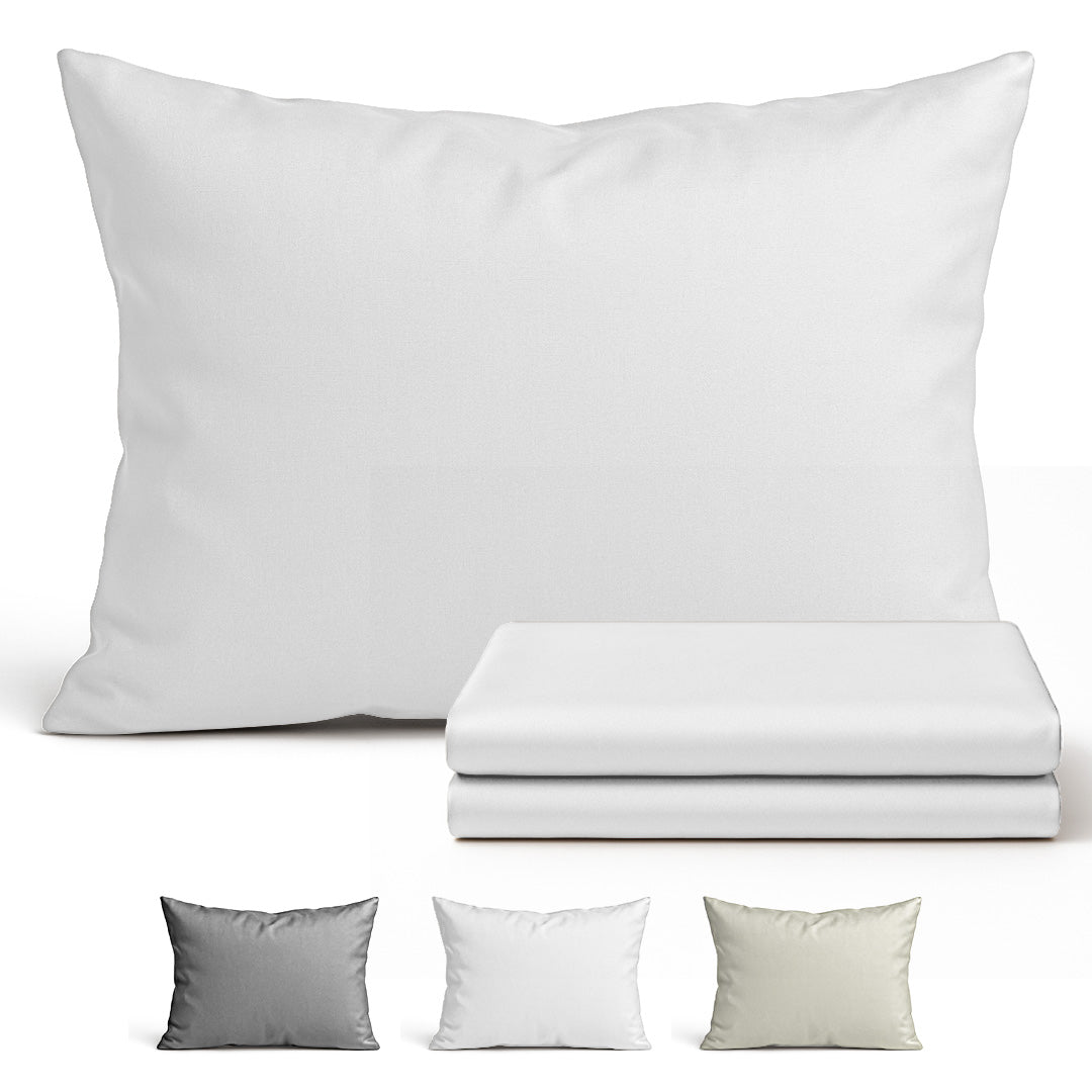 Satin cotton fitted sheet 