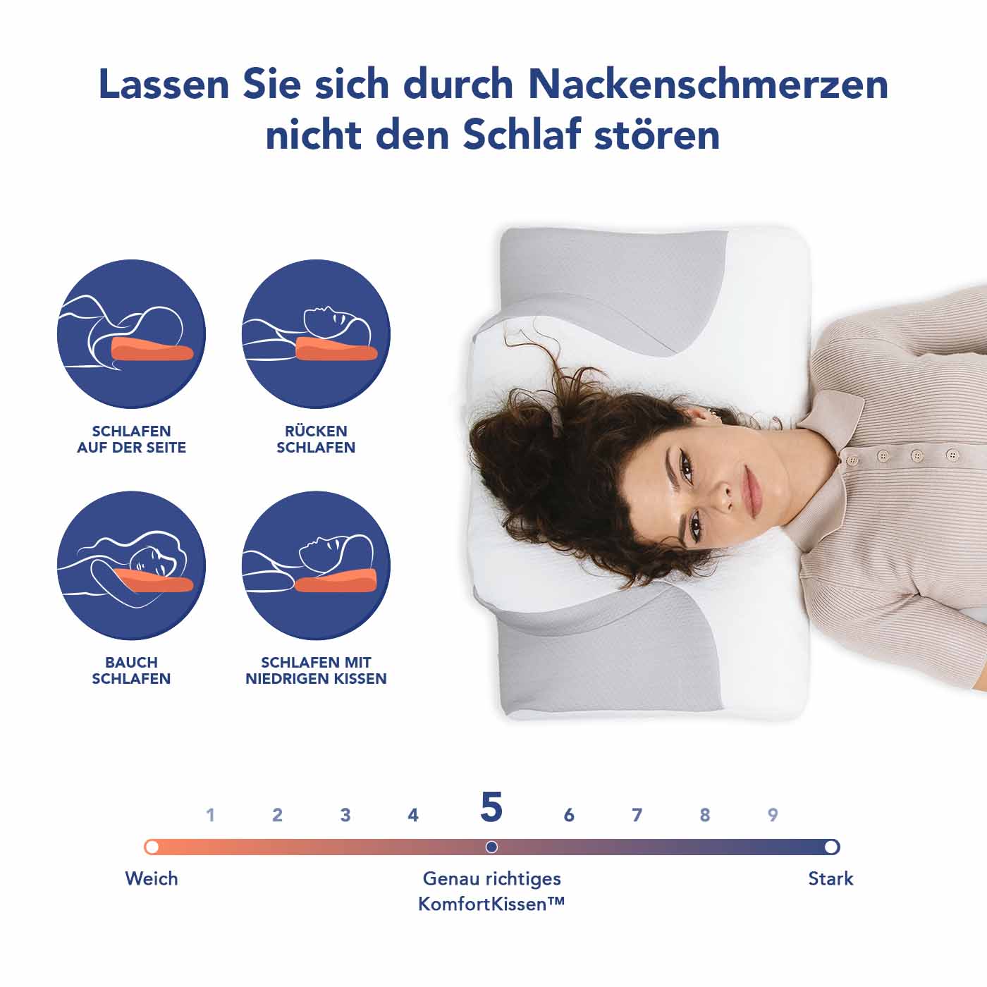 Nackenstützkissen - KomfortKissen.de