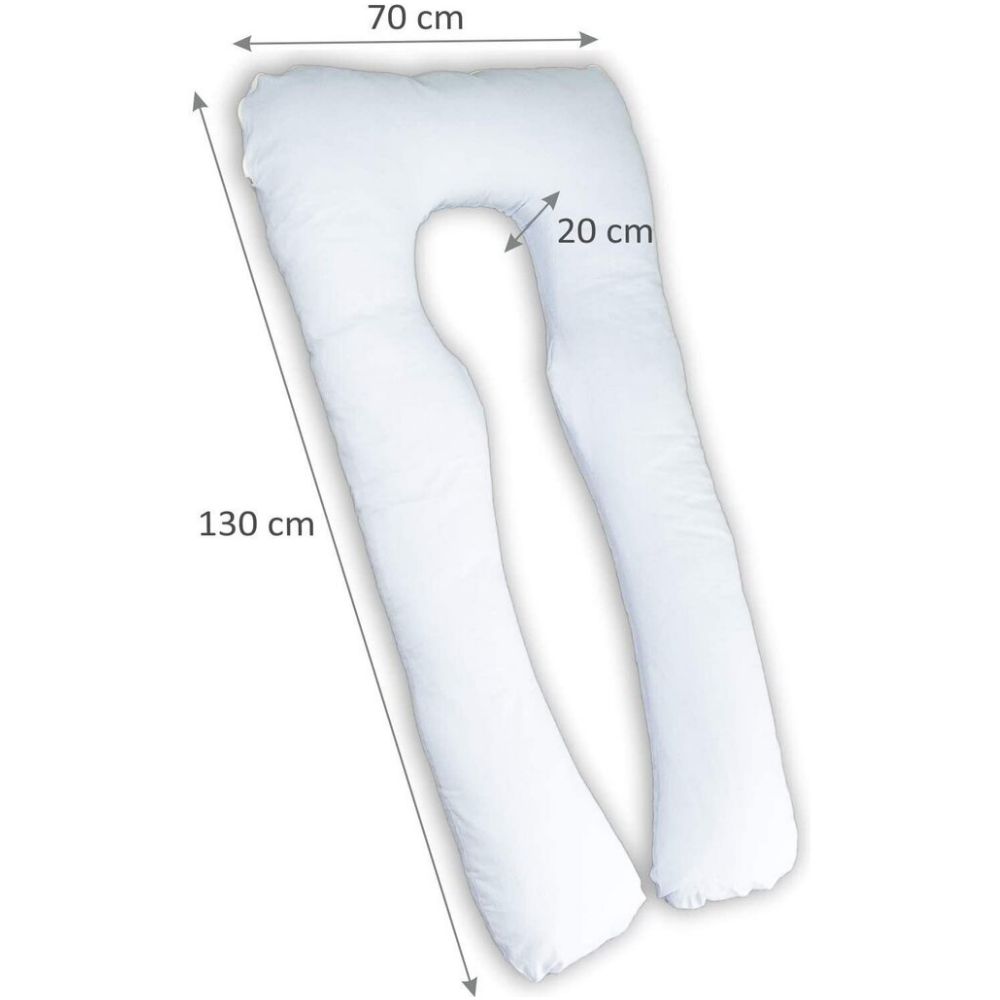 U-vorm zijslaperkussen – Multifunctioneel kussen 