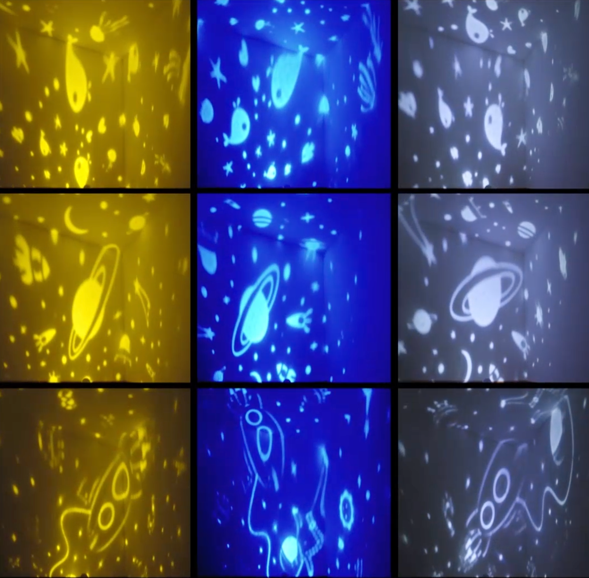 Projektion Nachtlampe - Astronaut - KomfortKissen.de