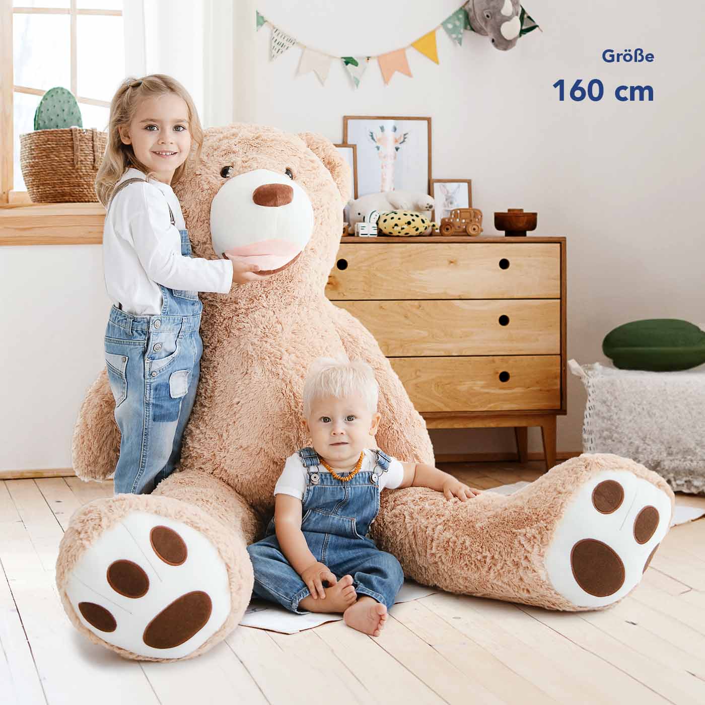 bananair Sitzsack XXL it Füllung - Größe 200 c - Weich und Beque