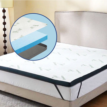 Premium Plus Komfort Topper - Matratzen-Topper mit Gel-Memory-Schaum
