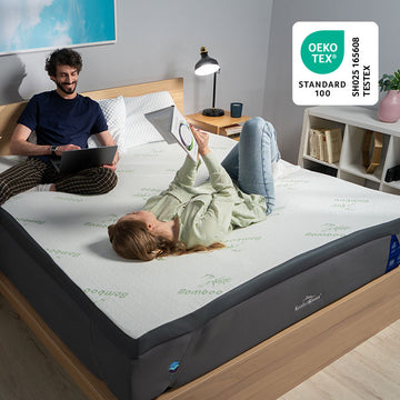 Premium Komfort Topper - Matratzen-Topper mit Gel-Memory-Schaum