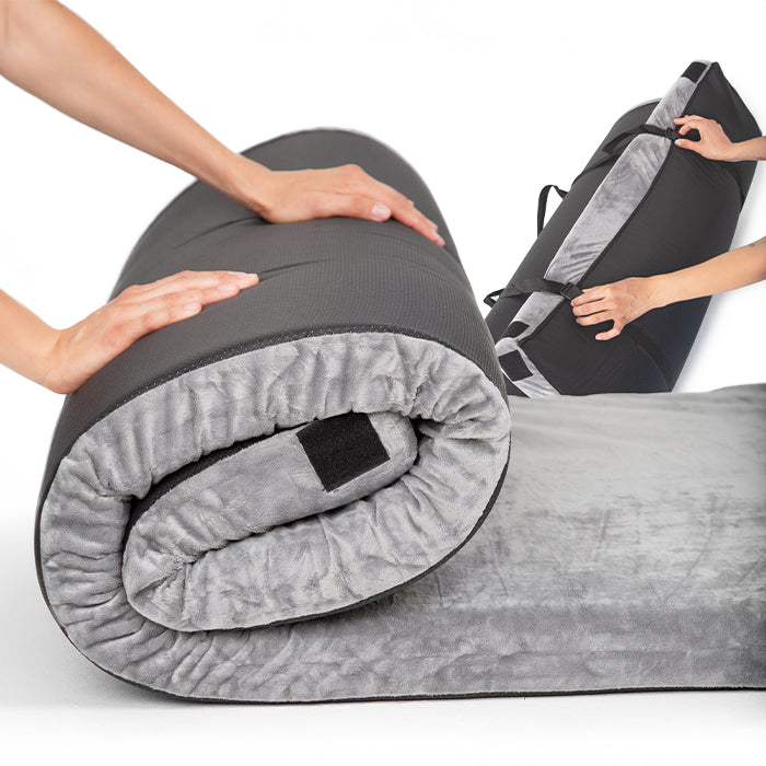 Tragbare Memory-Foam-Matratze – wasserdichter Bezug & Reisetasche –