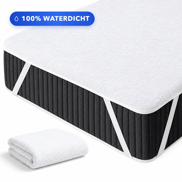 Protège-matelas avec bandes élastiques aux coins
