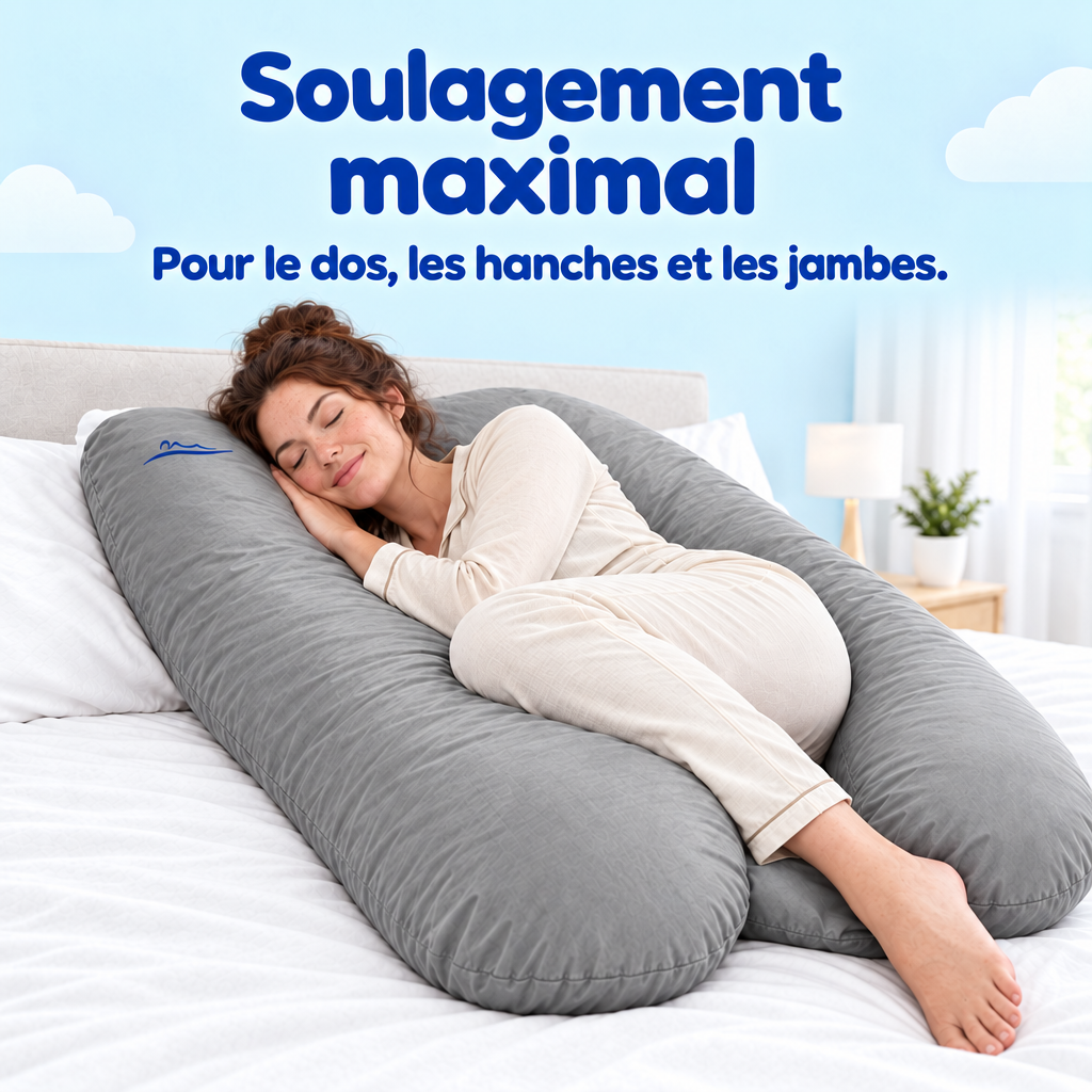 Soulagement maximal – pour le dos, les hanches et les jambes – Grau (Grey)