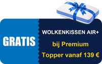 Gratis Wolkenkissen Air+ bij de Premium Topper
