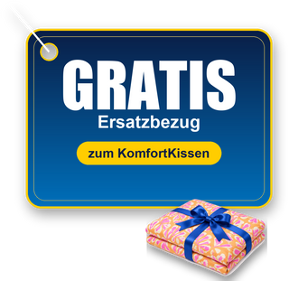 Gratis Ersatzbezug zum KomfortKissen™ Premium