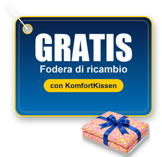Fodera di ricambio in omaggio con il KomfortKissen™ Premium