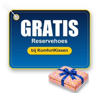 Gratis vervangende hoes bij het KomfortKissen™ Premium