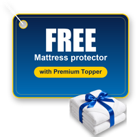 Free Mattress Protector with the Premium Topper