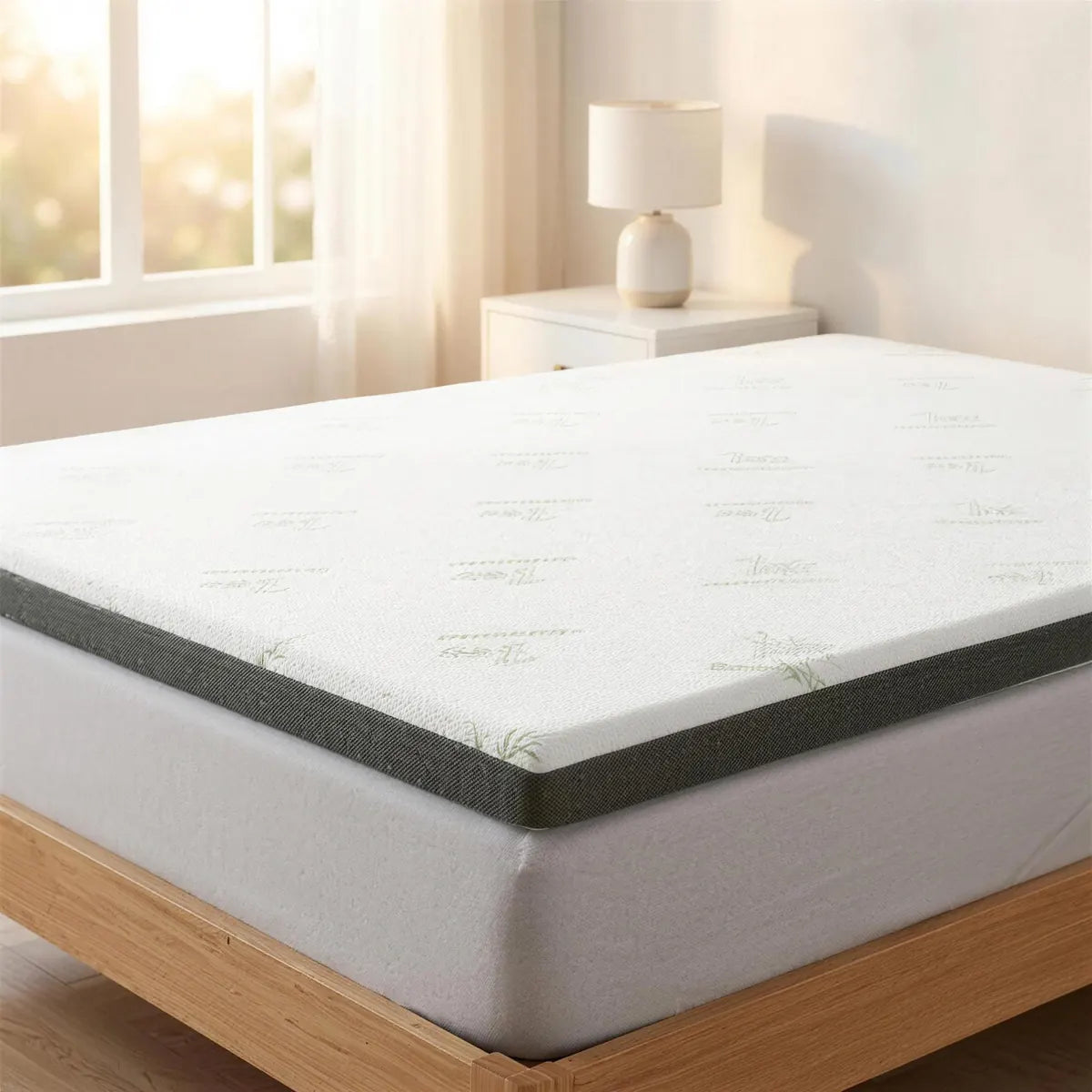 Komfort Topper vollständig entfaltet auf dem Bett – Schritt 4