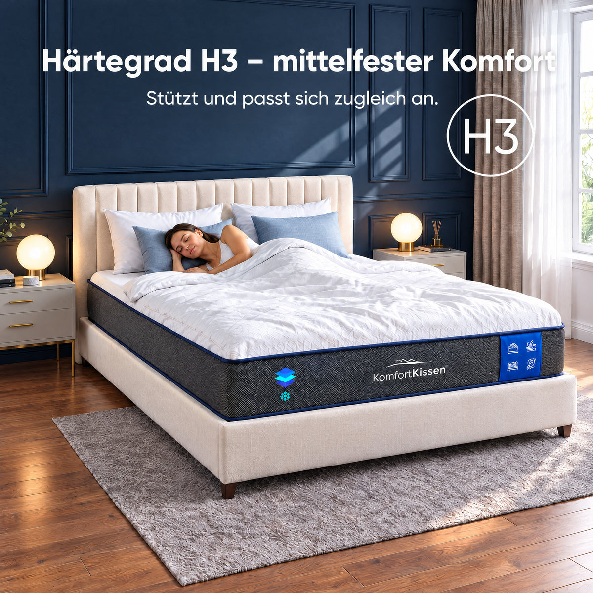 Premium-7-Zonen-Komfort Matratze