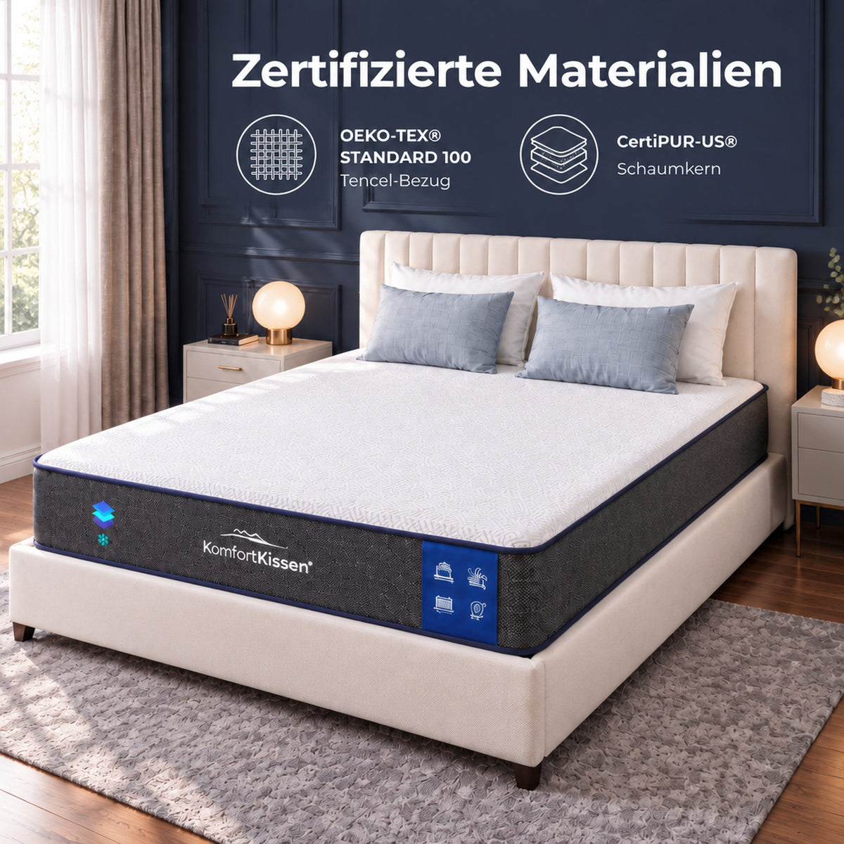 Matelas confort premium à 7 zones