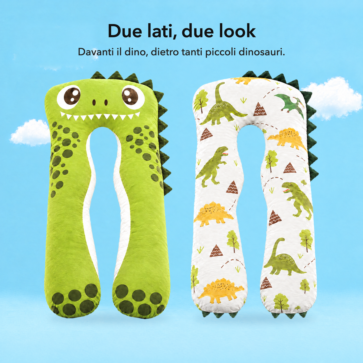 Dinosauro – Due lati, due look