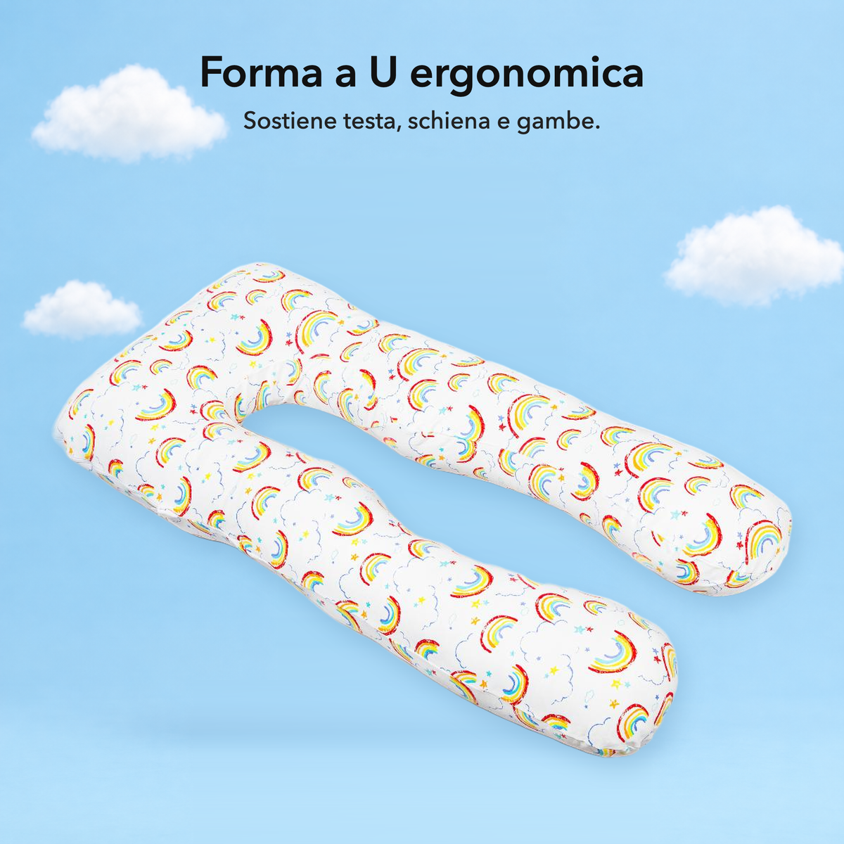 Arcobaleno – Forma a U ergonomica