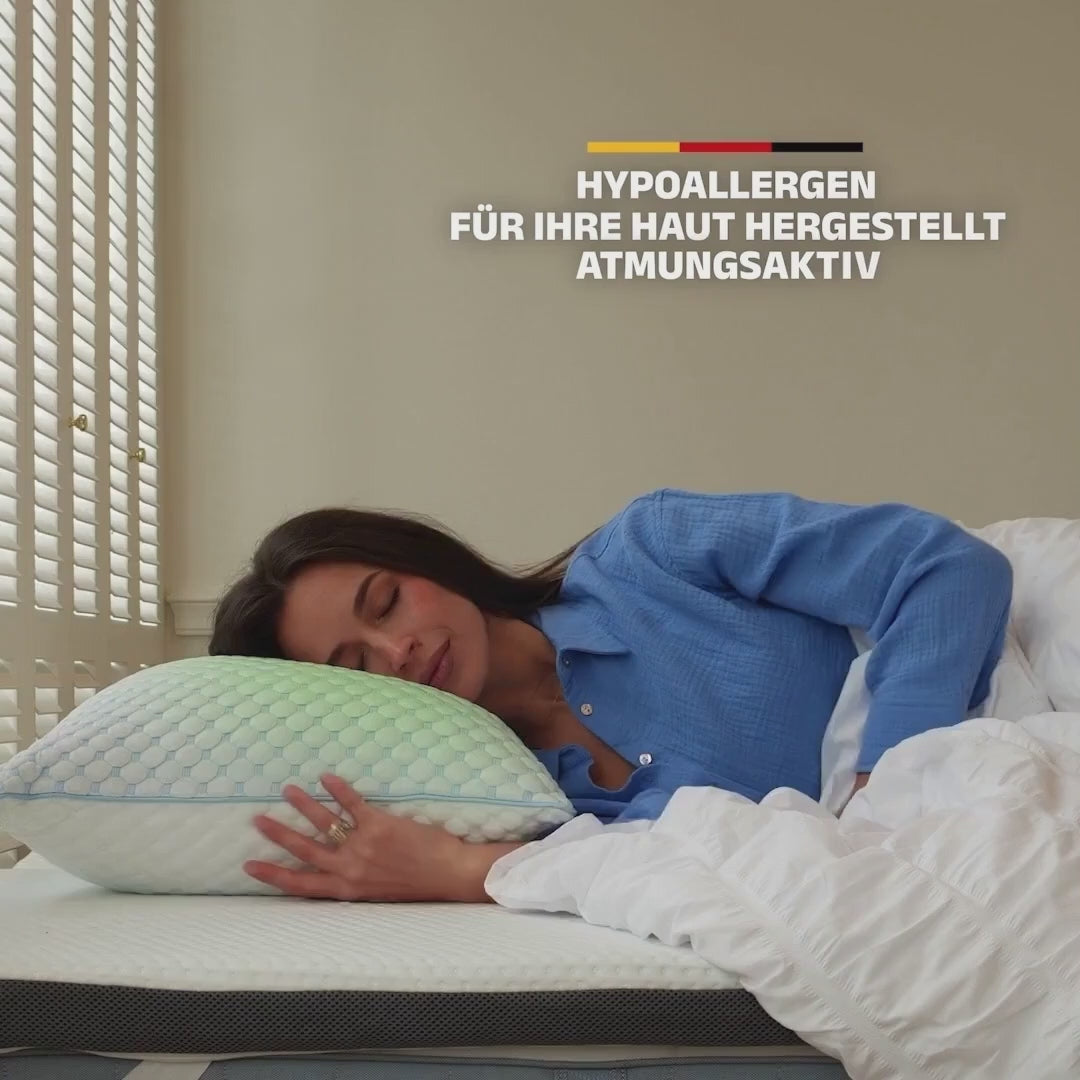 Wolkenkissen - Premium Memory Foam Kissen - Höhenverstellbares