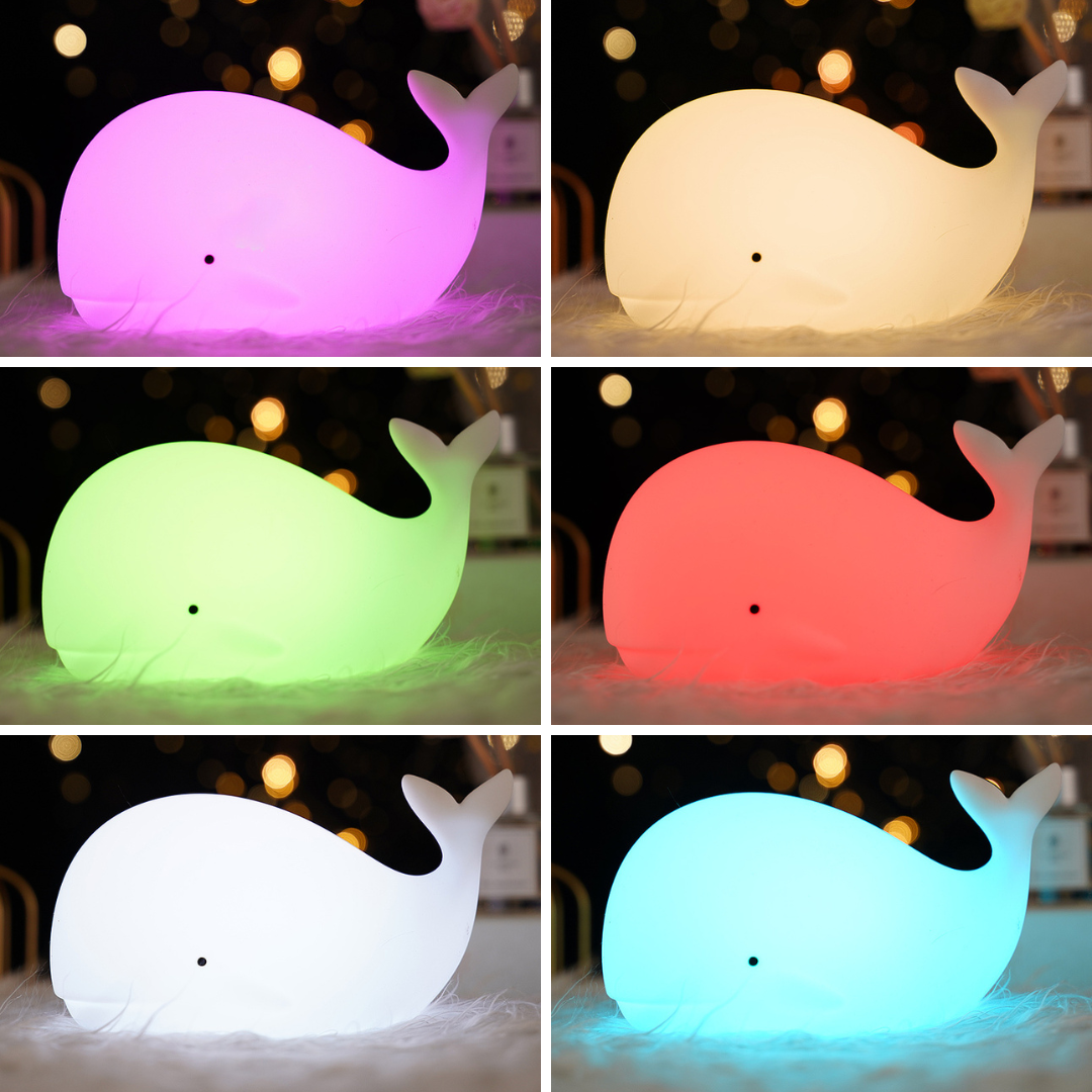 Kinder Nachtlicht Wal - KomfortKissen.de